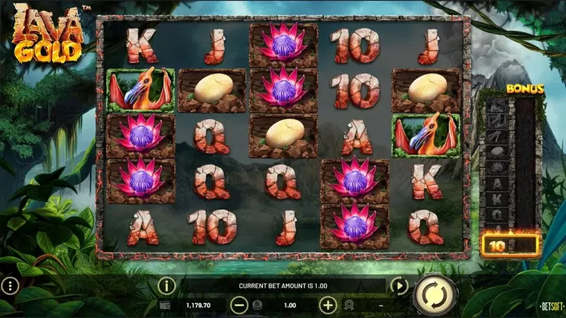 Lava Gold slot screenshot 1