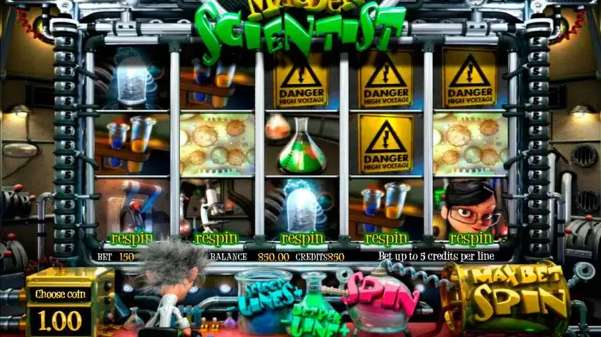Madder Scientist slot screenshot 1