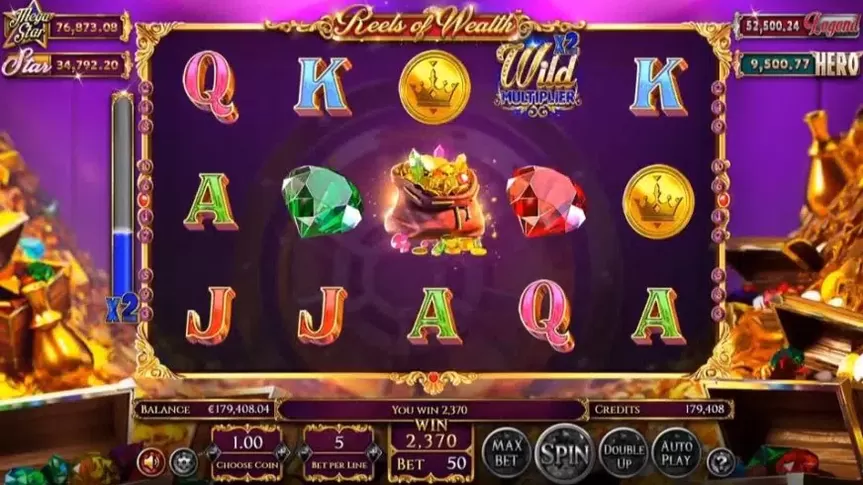 Reels of Wealth slot screenshot 1