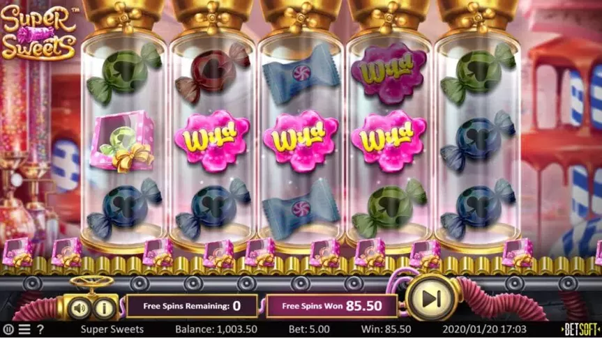 Super Sweets slot screenshot 5