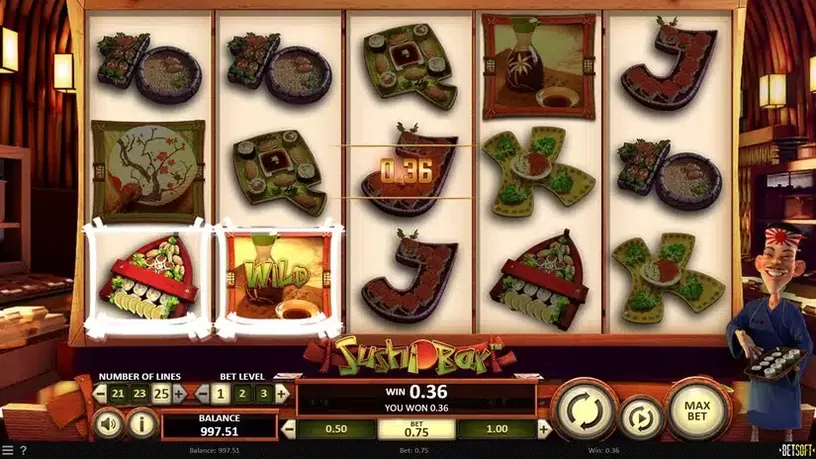 Sushi Bar slot screenshot 3