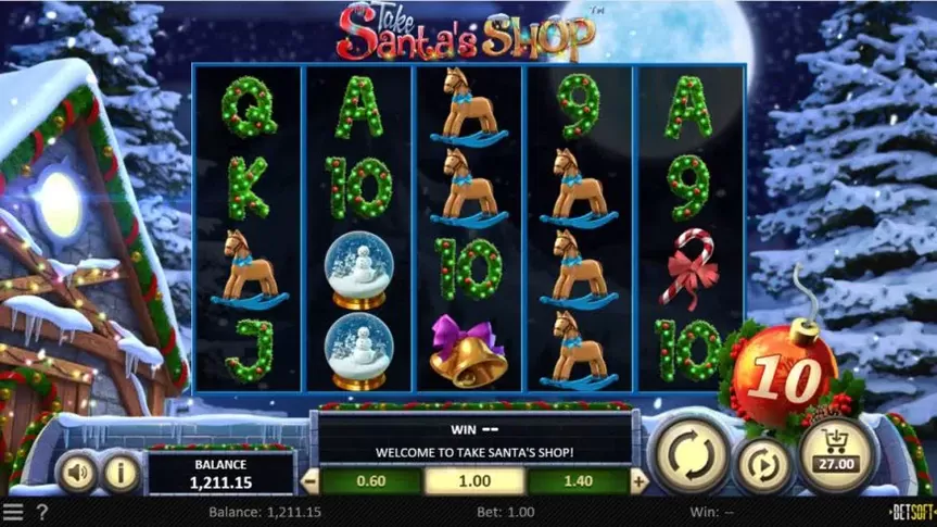Take Santas Shop slot screenshot 1