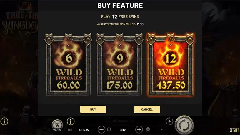 Take The Kingdom slot screenshot 5