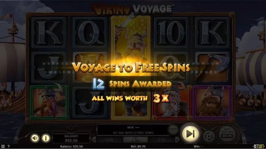 Viking Voyage slot screenshot 5