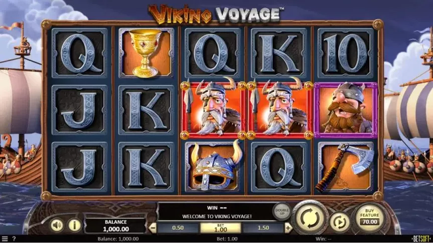 Viking Voyage slot screenshot 1