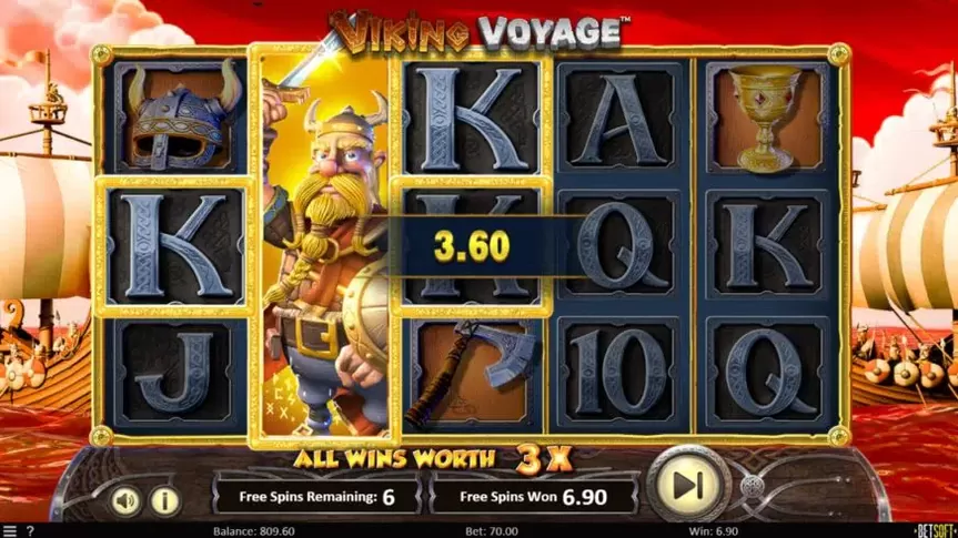 Viking Voyage slot screenshot 6