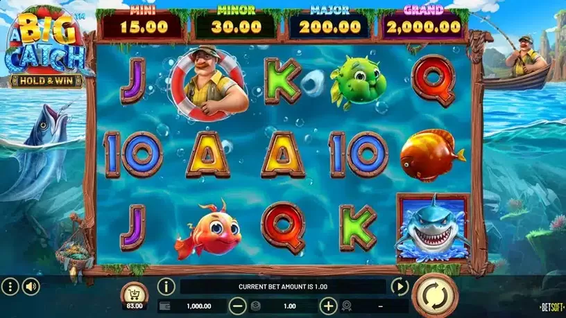 A Big Catch – HOLD & WIN slot screenshot 1