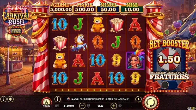 Carnival Rush slot screenshot 1
