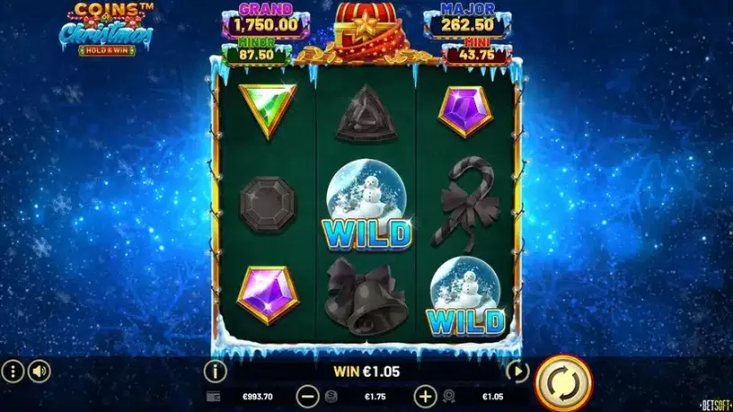 Coins of Christmas – Hold & Win slot screenshot 1