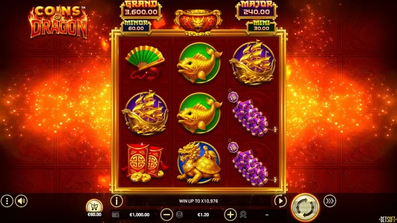 Coins of Dragon – Hold & Win slot screenshot 1