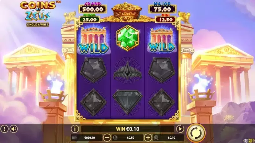 Coins of Zeus – Hold & Win slot screenshot 2