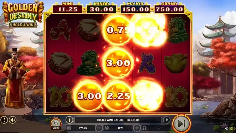Golden Destiny – Hold & Win slot screenshot 2
