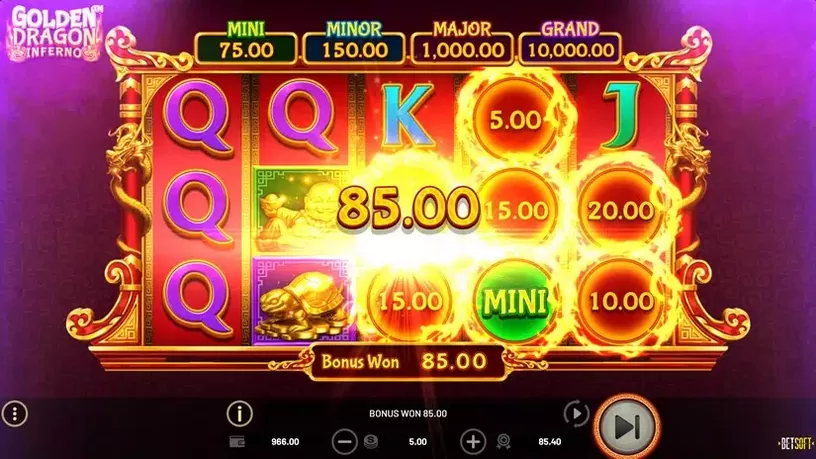 Golden Dragon Inferno slot screenshot 8