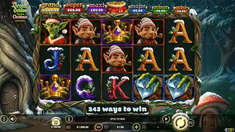 Greedy Goblins That Stole Christmas – Hold & Win slot screenshot 1