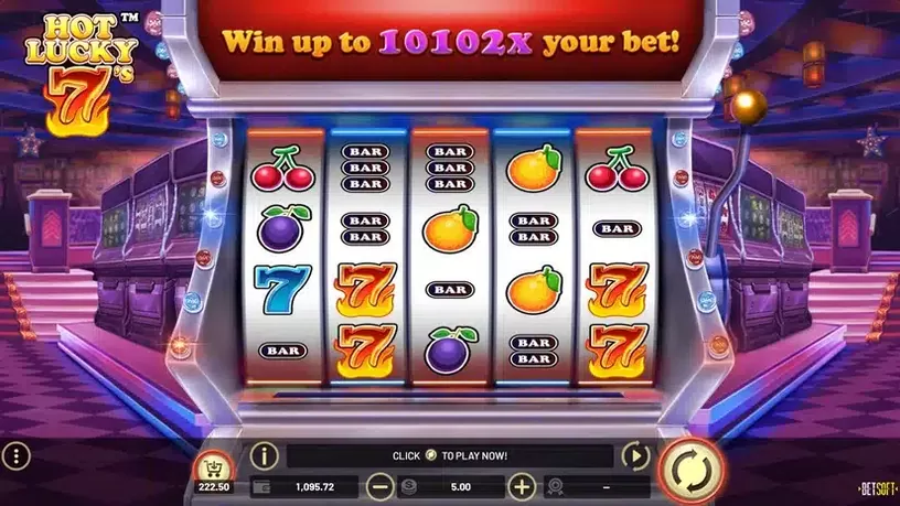 Hot Lucky 7s slot screenshot 1