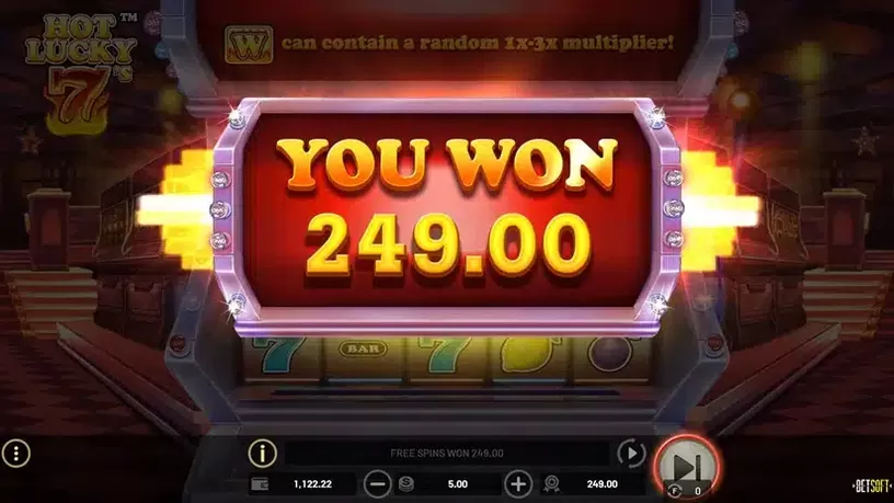 Hot Lucky 7s slot screenshot 6