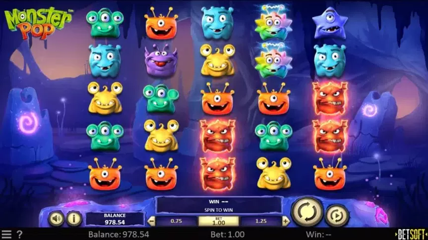 Monster Pop slot screenshot 1
