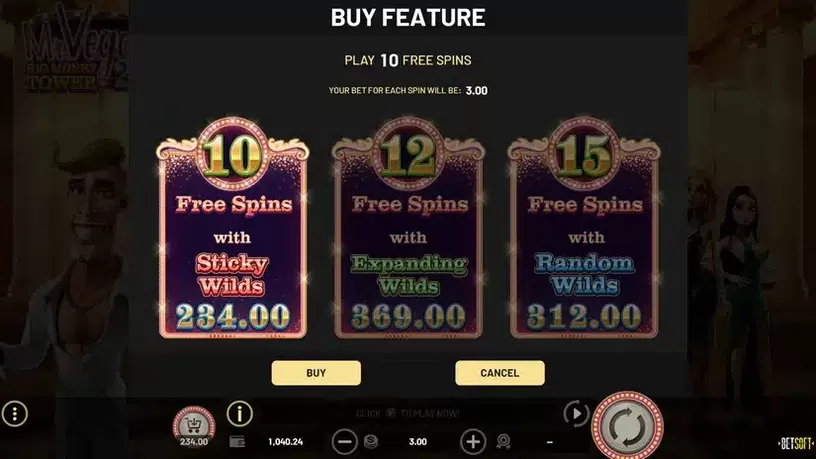 Mr. Vegas 2 slot screenshot 3