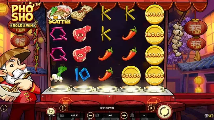 Pho Sho Hold & Win slot screenshot 1