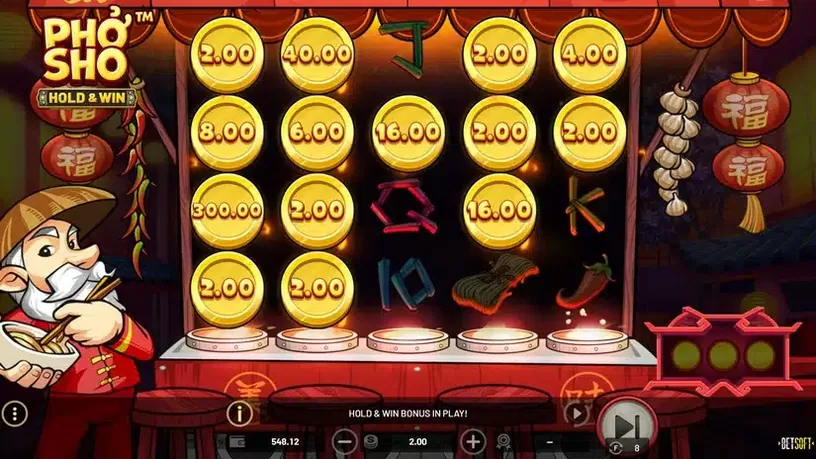 Pho Sho Hold & Win slot screenshot 5