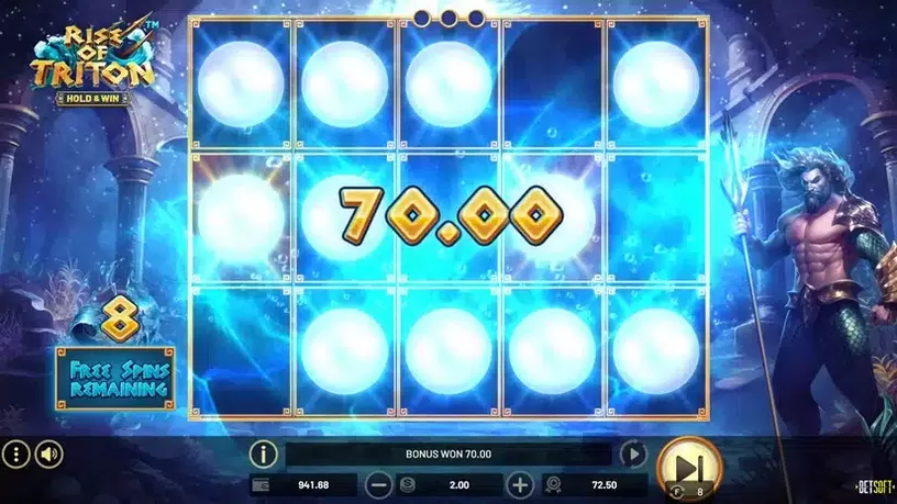 Rise of Triton slot screenshot 5