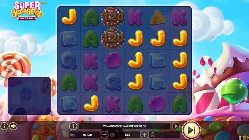 Super Sugar Pop – Hold & Win slot screenshot 2