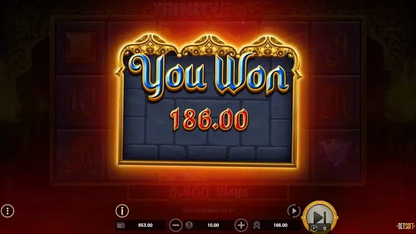 Trinity Reels slot screenshot 7