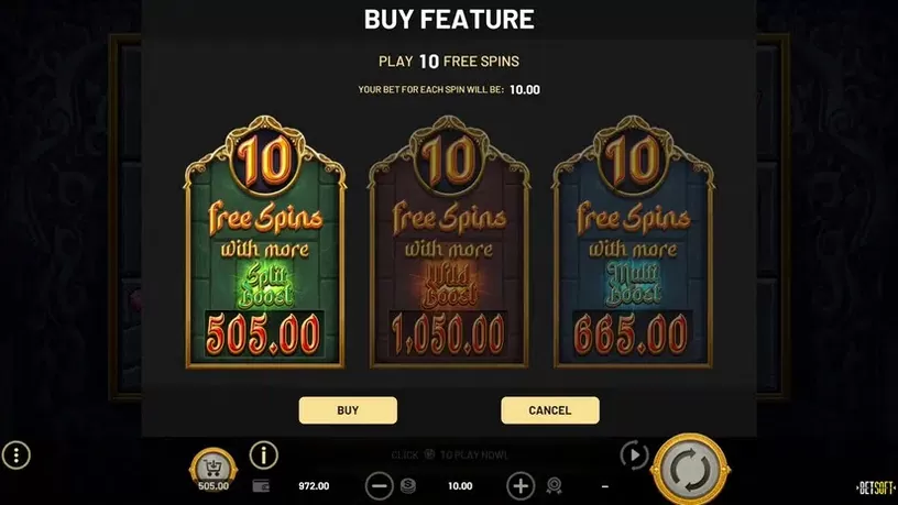 Trinity Reels slot screenshot 3