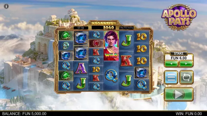 Apollo Pays Megaways slot screenshot 1