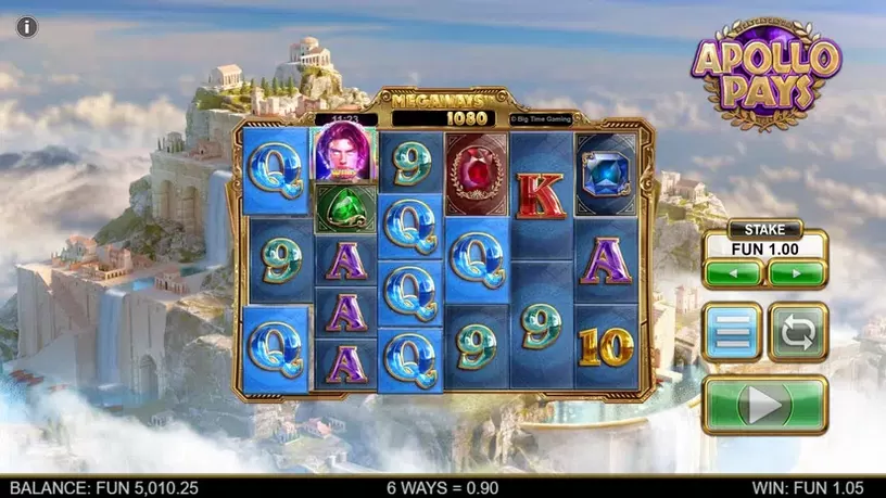 Apollo Pays Megaways slot screenshot 6