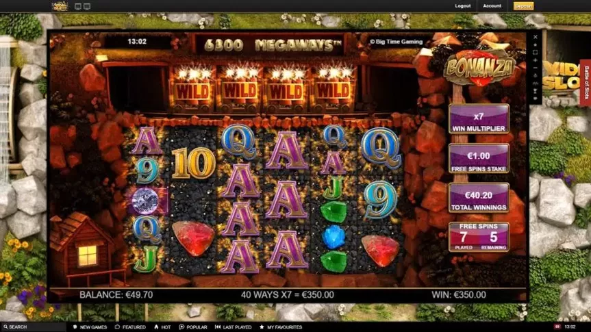 Bonanza slot screenshot 3