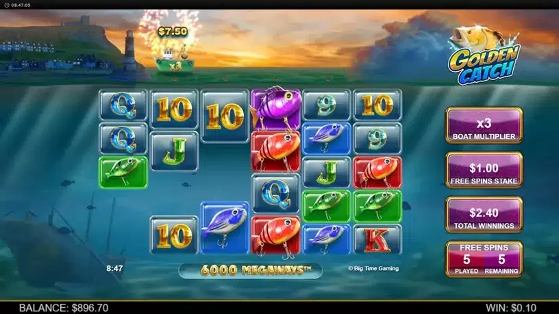 Golden Catch slot screenshot 5