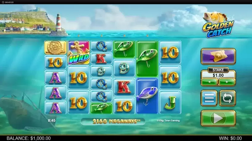 Golden Catch slot screenshot 1