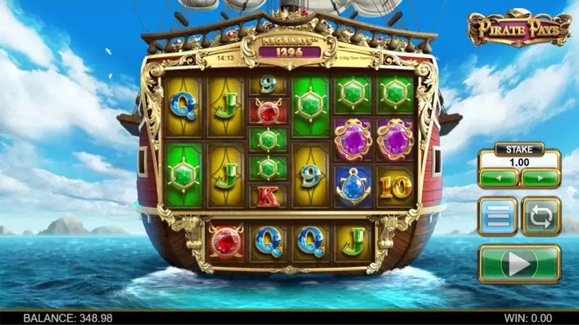 Pirate Pays Megaways slot screenshot 1