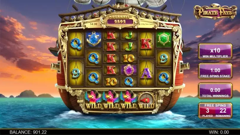 Pirate Pays Megaways slot screenshot 9