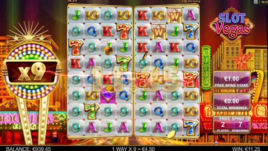 Slot Vegas Megaquads slot screenshot 4