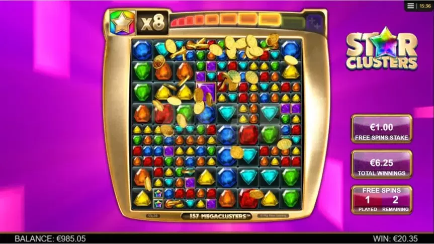 Star Clusters Megaclusters slot screenshot 4