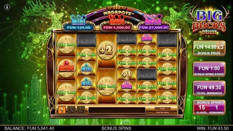 Big Bucks Deluxe slot screenshot 5