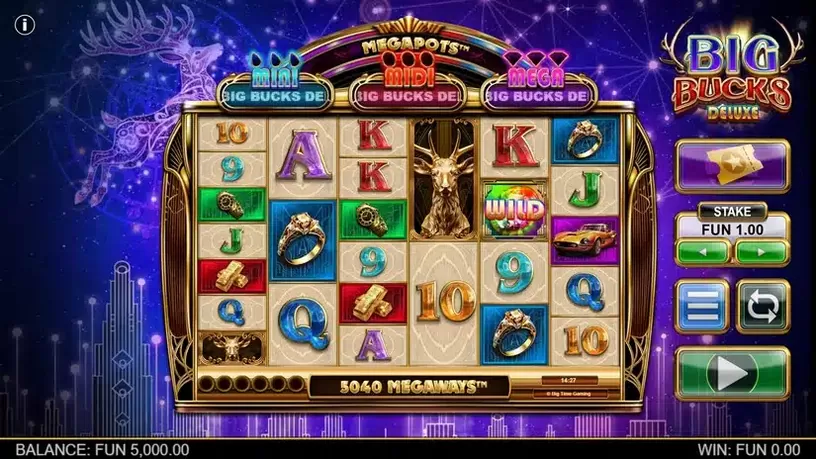 Big Bucks Deluxe slot screenshot 1