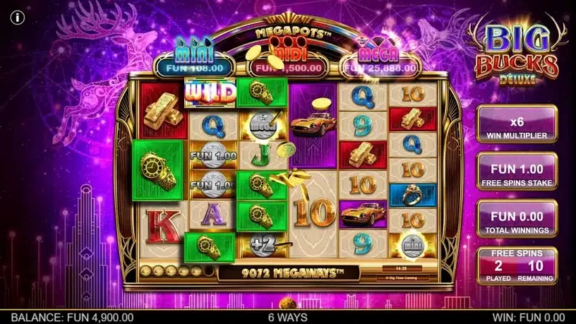Big Bucks Deluxe slot screenshot 2