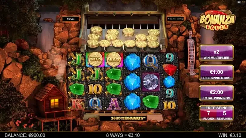 Bonanza Falls slot screenshot 5
