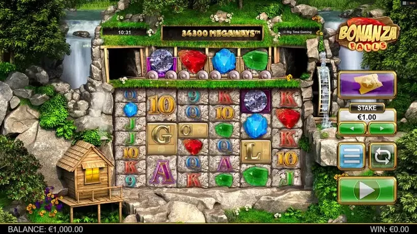Bonanza Falls slot screenshot 1