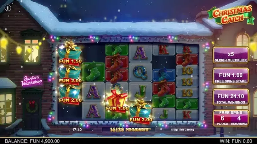 Christmas Catch slot screenshot 4