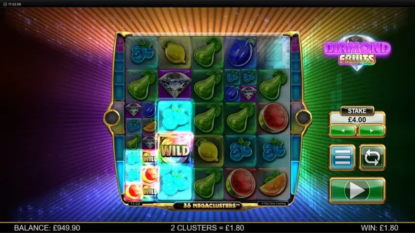 Diamond Fruits Megaclusters slot screenshot 5