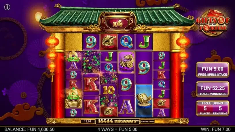 Gifts of Fortune Megaways slot screenshot 4