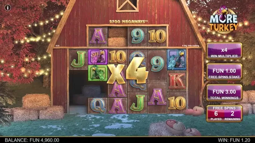 More Turkey Megaways slot screenshot 5