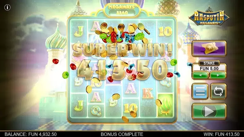 Rasputin Megaways slot screenshot 7