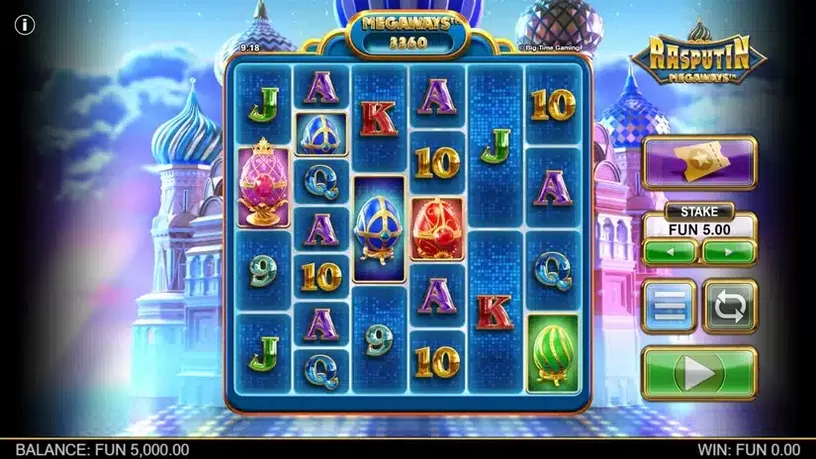Rasputin Megaways slot screenshot 1