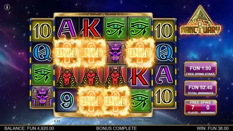 Sanctuary slot screenshot 6