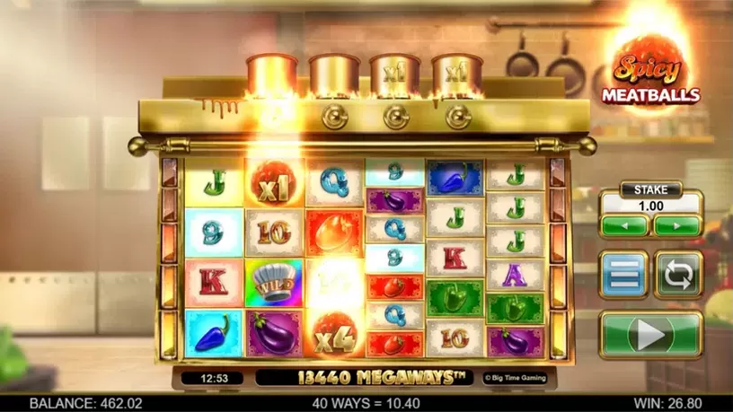 Spicy Meatballs Megaways slot screenshot 7